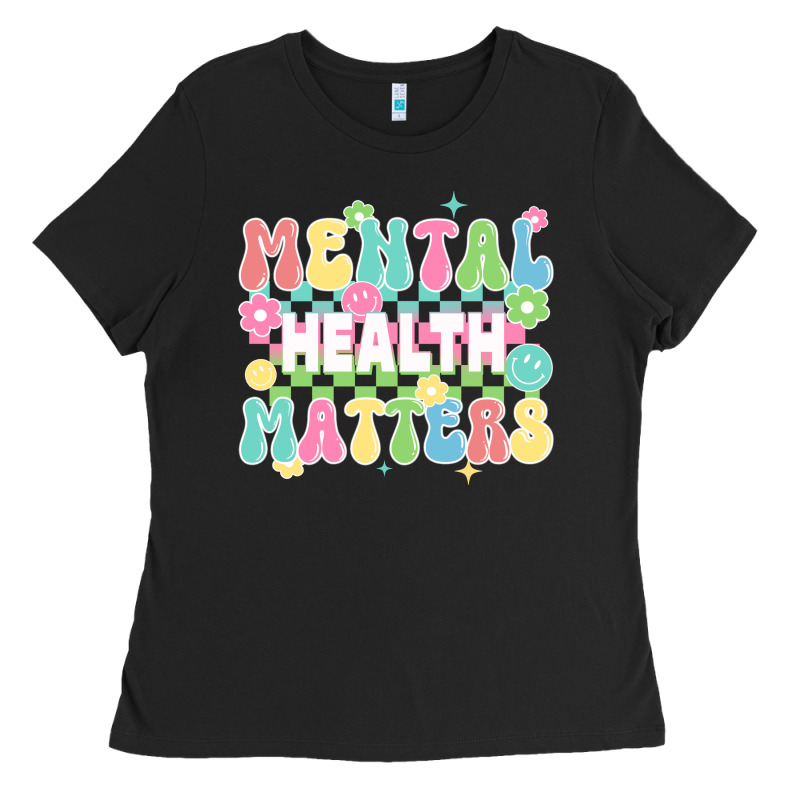 Mental Health Matters Ladies Tee by JahusDesignShop | Teevron