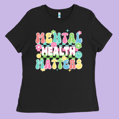 Mental Health Matters Ladies Tee Designed By Jahusdesignshop