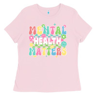 Bubblegum Pink mental health matters Ladies Tee - JahusDesignShop