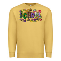 Antique Gold school bus driver mardi gras Premium Sweatshirt - CowGirlArtShop