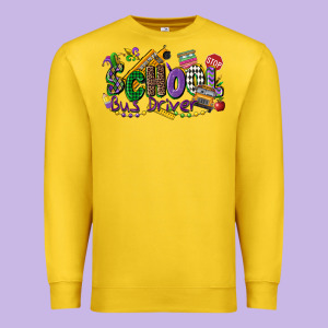 School Bus Driver Mardi Gras Premium Sweatshirt Designed By Cowgirlartshop