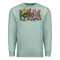 Seafoam school bus driver mardi gras Premium Sweatshirt - CowGirlArtShop