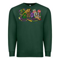Sports Green school bus driver mardi gras Premium Sweatshirt - CowGirlArtShop