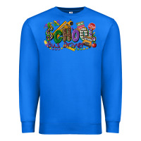 True Royal school bus driver mardi gras Premium Sweatshirt - CowGirlArtShop