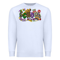 White school bus driver mardi gras Premium Sweatshirt - CowGirlArtShop