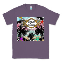 Lavender Beach Please Classic Tee - CowhideDigitalArt