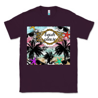 Plum Beach Please Classic Tee - CowhideDigitalArt