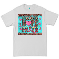 Dove Grey strength hope faith Premium Tee - JahusDesignShop