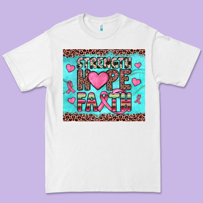 Strength Hope Faith Premium Tee Designed By Jahusdesignshop