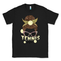 Black tennis mom Classic Tee - MaliasSmallBusiness