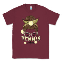Burgundy tennis mom Classic Tee - MaliasSmallBusiness
