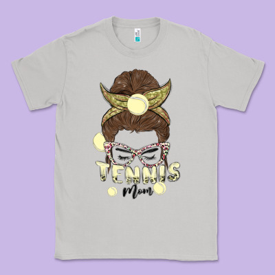 Tennis Mom Classic Tee Designed By Maliassmallbusiness