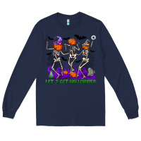Navy let s get halloweird Long Sleeve Tee - NancyCooperArtShop