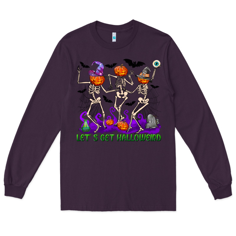 Let S Get Halloweird Long Sleeve Tee by NancyCooperArtShop | Teevron