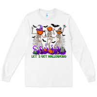 White let s get halloweird Long Sleeve Tee - NancyCooperArtShop