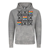 Cloud Rock pride tic tac toe Vintage Hoodie - MaliasSmallBusiness
