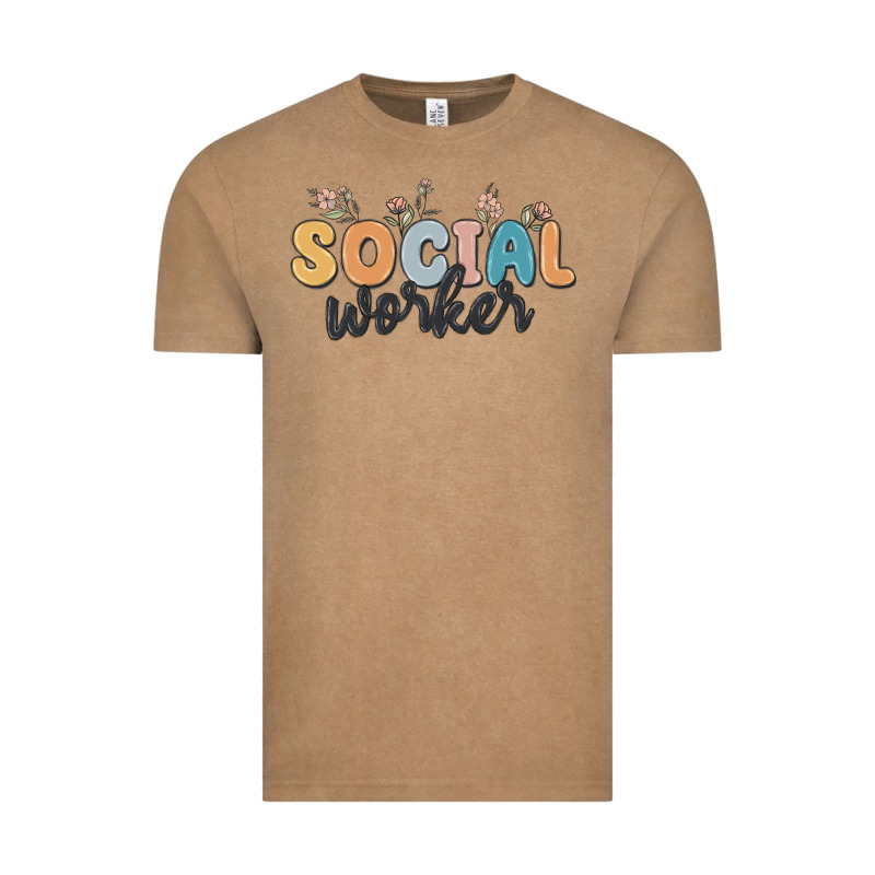 Social Worker Vintage Tee by MaliasSmallBusiness | Teevron
