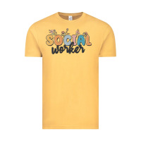 Vintage Mustard social worker Vintage Tee - MaliasSmallBusiness