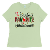 Matcha santas favourite phlebotomist Ladies Tee - AdoDesignShop