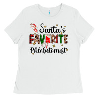 White santas favourite phlebotomist Ladies Tee - AdoDesignShop