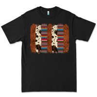 Black serape cowhide  brushstroke Premium Tee - AdoDesignShop