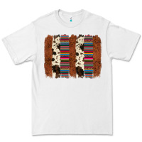 White serape cowhide  brushstroke Premium Tee - AdoDesignShop