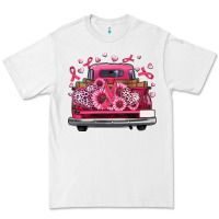 White breast cancer farm truck Premium Tee - Artiststas
