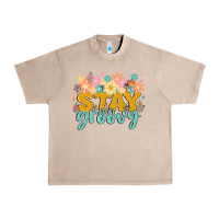 French Oak stay groovy Urban Heavy Tee - MaliasSmallBusiness