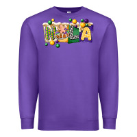 Purple nola cake mardi gras Premium Sweatshirt - CowGirlArtShop