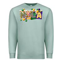 Seafoam nola cake mardi gras Premium Sweatshirt - CowGirlArtShop