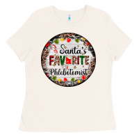 Bone christmas santas favorite phlebotomist light Ladies Tee - AdoDesignShop