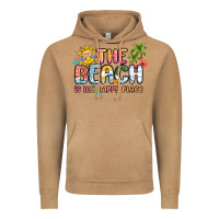 Vintage Camel the beach is my happy place Vintage Hoodie - MaliasSmallBusiness