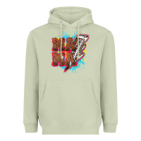 Matcha Mama Football lightning bolt Heavyweight Hoodie - HowdyJamesFarm