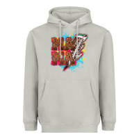 Mama Football Lightning Bolt Heavyweight Hoodie | Teevron