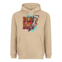 Mushroom Mama Football lightning bolt Heavyweight Hoodie - HowdyJamesFarm