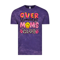 Cloud Purple over stimulated moms club Vintage Tee - JahusDesignShop