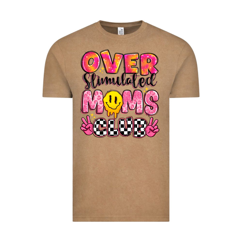 Over Stimulated Moms Club Vintage Tee by JahusDesignShop | Teevron