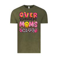 Vintage Olive over stimulated moms club Vintage Tee - JahusDesignShop