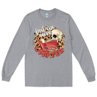 Heather Grey just one more chapter Long Sleeve Tee - MaliasSmallBusiness