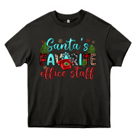 Asphalt santa s favorite office staff Heavy Core Tee - JahusDesignShop