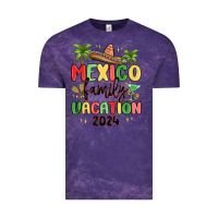 Cloud Purple mexico family vacation 2024 Vintage Tee - MaliasSmallBusiness