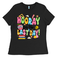 Black hooray for the last day black Ladies Tee - JahusDesignShop