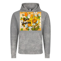 Cloud Rock bee happy Vintage Hoodie - MaliasSmallBusiness
