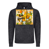 Vintage Black bee happy Vintage Hoodie - MaliasSmallBusiness