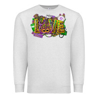 Oatmeal Heather mardi gras love nurse Premium Sweatshirt - CowGirlArtShop