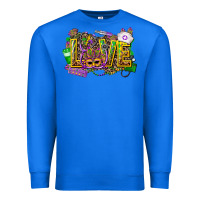 True Royal mardi gras love nurse Premium Sweatshirt - CowGirlArtShop