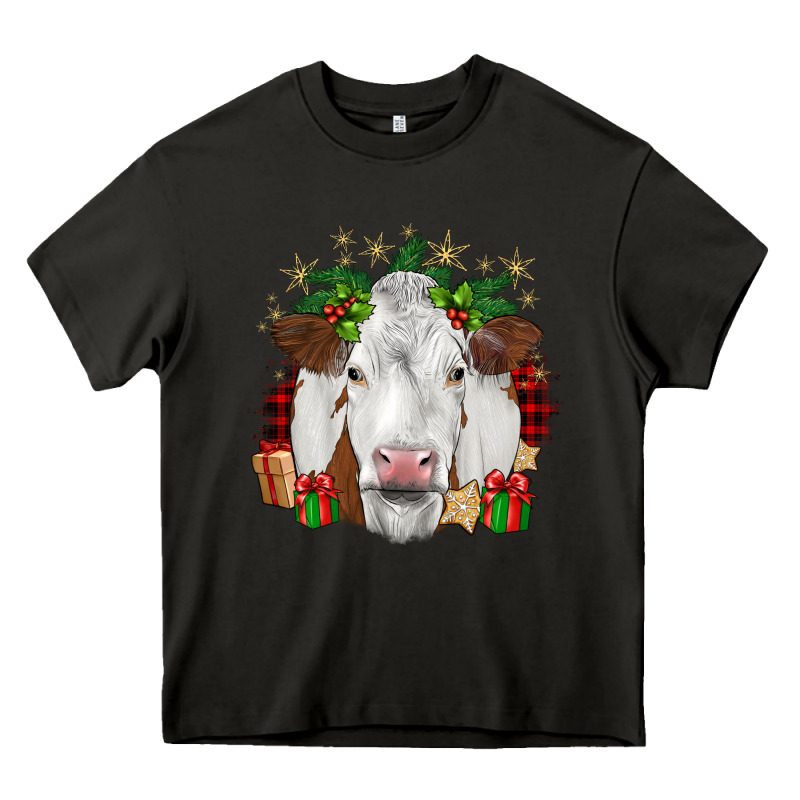 Christmas Simmental Heavy Core Tee by JahusDesignShop | Teevron