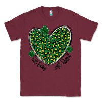 Burgundy not lucky just blessed Classic Tee - MaliasSmallBusiness