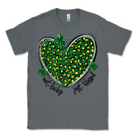 Charcoal Heather not lucky just blessed Classic Tee - MaliasSmallBusiness