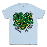 Dusty Blue not lucky just blessed Classic Tee - MaliasSmallBusiness